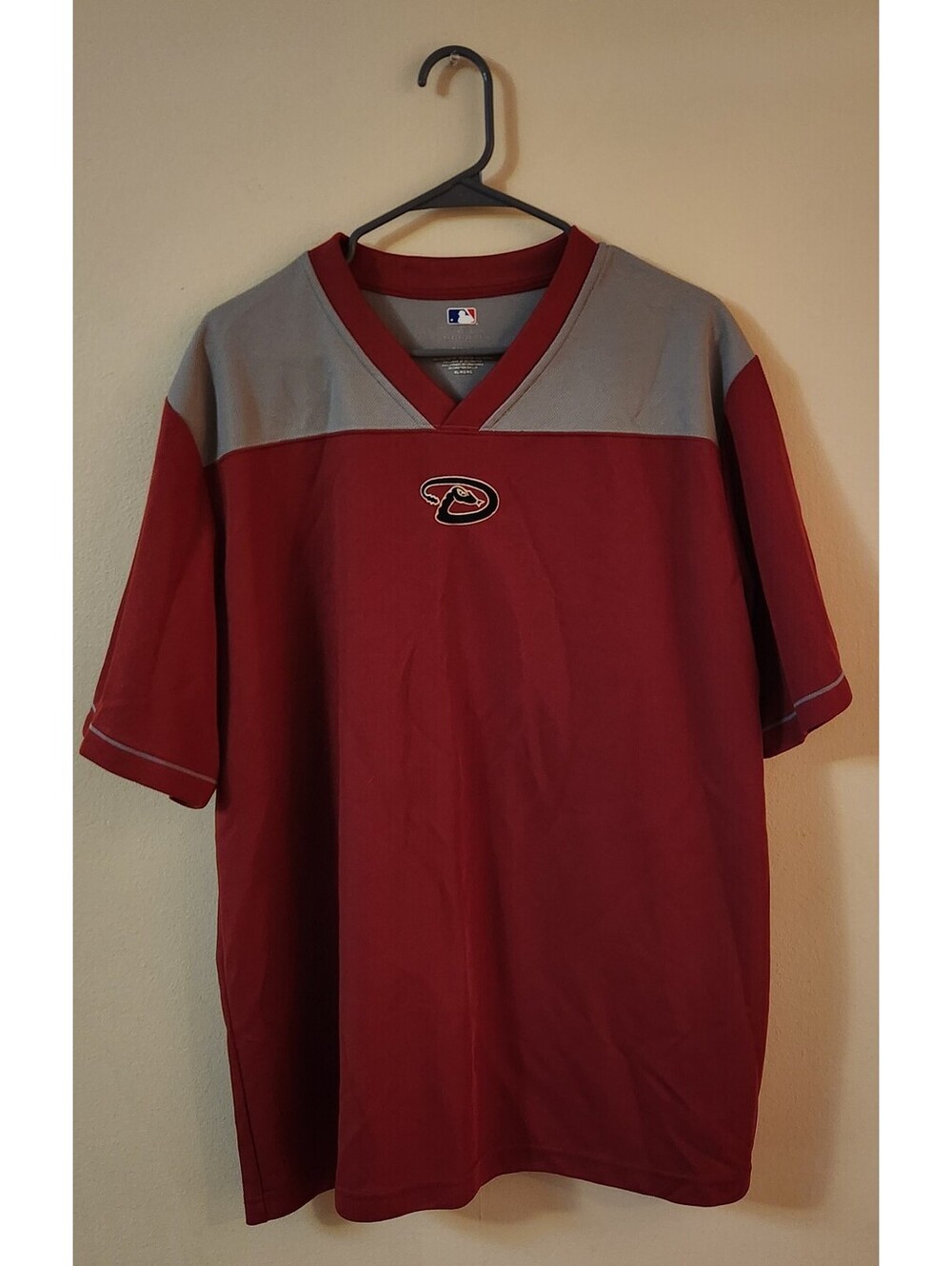 Arizona Diamondbacks Jersey Shirt Men's XL MLB Official Gear Button Up Black